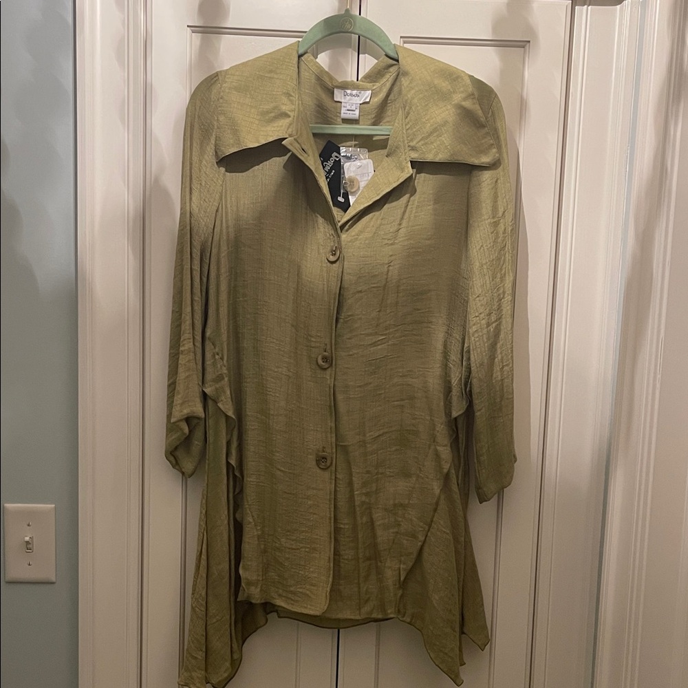 Olive Green Women's Tunic Top
